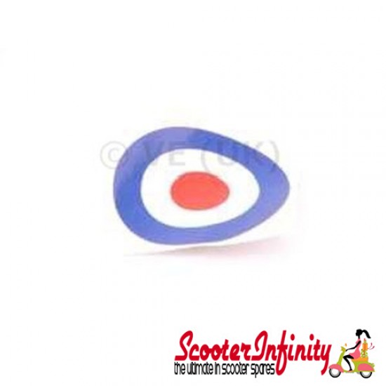 Badge Sticker MOD Target (2.5inch) (Vespa / Lambretta)