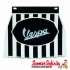 Mudflap Vespa (Black Stripes) (Universal Vespa Fitment)
