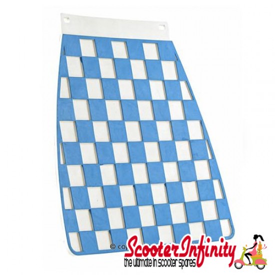 Mudflap Blue Chequered / Check (Universal Fitment)