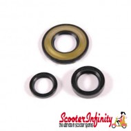 Oil Seal Kit Set Engine (24x35x6/ 31x62x4,3x5,8/ 30x47x6 mm, black/black/black) (Vespa Cosa, P Range, PX125/200, T5)