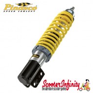 Shock Absorber Pinasco Front (Black / Yellow) (LML, Vespa PX80-200/PE/Lusso /?98/MY/T5)