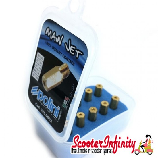 Jetting / Jet Kit POLINI 180-270 (For MIKUNI TM/TMX Carb) (180-190-200-210-220-230-240 -250-260-270) (10 Jets) (Main Jet)