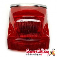 Rear Light (Vespa PX/MY 125-200) (Without Bulbs) (Chrome Surround) Rear Light (Vespa PX/MY 125-200) (Without Bulbs) (Chrome Surround)
