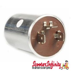 Indicator Relay (DC voltage 12v, 21watt) (Vespa  P80-150X/ P150S/P200E/PX80 -200E/Lusso)