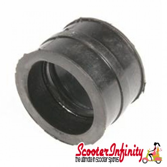 Carburettor Manifold Rubber MALOSSI PHBL 24/25/TM 24 carburettor, inner: 30/30mm, outer: 38mm (Vespa / Lambretta)