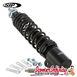 Shock Absorber SIP Performance V2 Adjustable Front (Black/Black) (Vespa P, PX, T5)