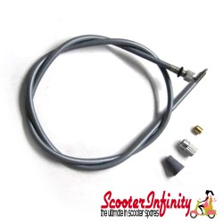 Cable Speedo Complete Vespa (Rally 180-200, GL150, GTR125, Sprint & Super 150)