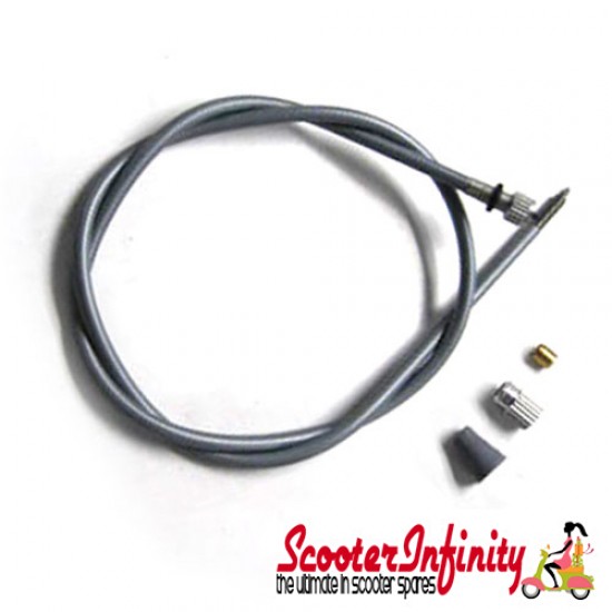 Cable Speedo Complete Vespa (Rally 180-200, GL150, GTR125, Sprint & Super 150)