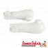 Stand Feet (Rubber, White 20mm) (Vespa GT/GTR/Super /TS/150/GL/Sprint/V/160 GS/180 SS /Rally)