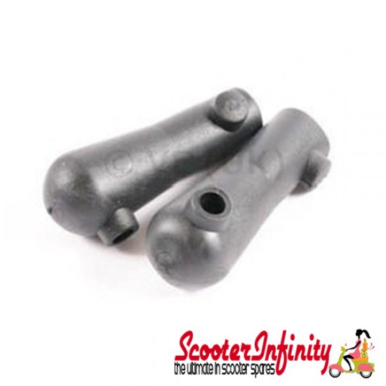Stand Feet (Rubber, Black 20mm) (Vespa GT/GTR/Super /TS/150/GL/Sprint/V/160 GS/180 SS /Rally)
