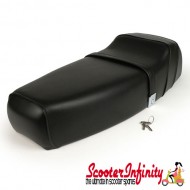 Seat Super Corsa (Black) (Vespa P, PX, T5 Classic)