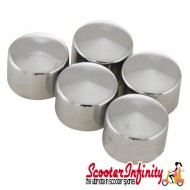 Wheel Nut / Stud Cover Vespa GTS Front/Rear (Chrome) (SET OF 5) Wheel Nut / Stud Cover Vespa GTS Front/Rear (Chrome) (SET OF 5)