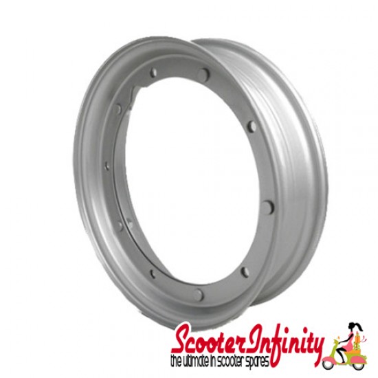 Wheel Rim Standard Split Vespa FA Italia 2.10x10 (Silver) (PX, T5, Rally)