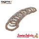 Clutch Plate Kit BGM Pro (Including Steel Plates) (6 Plates) (Lambretta LI, LIS, SX, TV (Series 2-3), DL, GP)