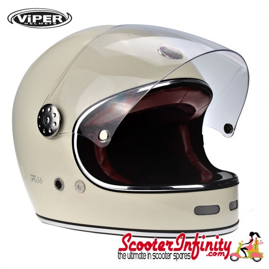 Helmet / VIPER F656 (Full Face - Cream)