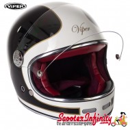 Helmet / VIPER F656 (Full Face - Black White)