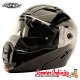 Helmet / VIPER RSV555 (Flip Front, with Retractable Sun Visor - Gloss Black)