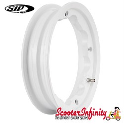 Wheel Rim Tubeless SIP White (aluminium, KBA 50164, valve premounted) (2.10x10) (Lambretta)