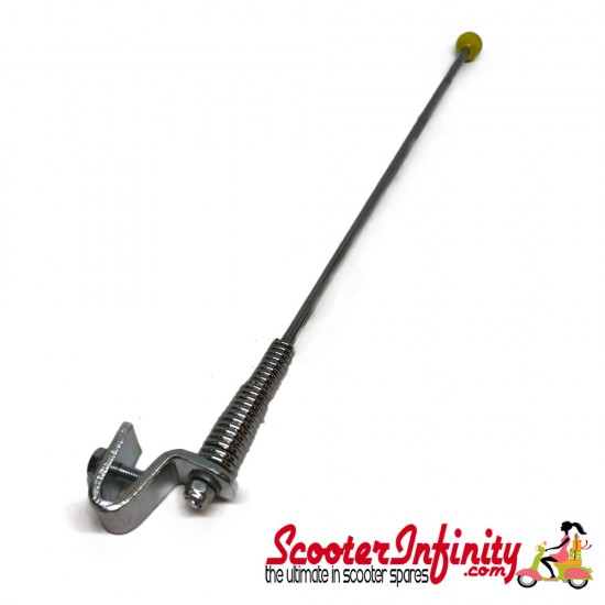 Scooter Mod Aerial Yellow Ball (Chrome, 270mm Long) Scooter Mod Aerial Yellow Ball (Chrome, 270mm Long)