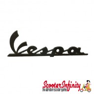 Badge Sidepanel (anthracite, fixation: adhesive) (150x50 mm) (Vespa GTS / PX MY)