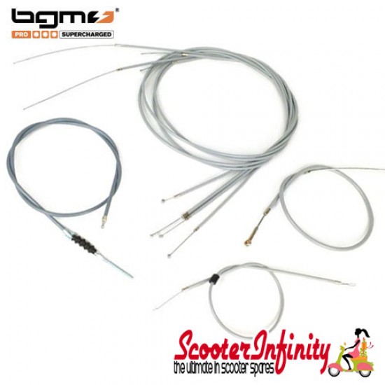 Cable Kit Set - BGM PRO Vespa PX EFL (1984-) Cable Kit Set - BGM PRO Vespa PX EFL (1984-)