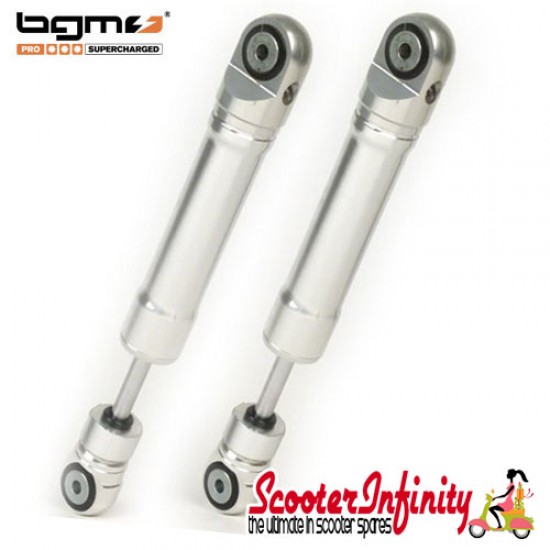 Shock Absorber BGM Pro 6Ts Front Silver (Lambretta LI, LIS, SX, TV (Series 2-3), DL, GP) Shock Absorber BGM Pro 6Ts Front Silver (Lambretta LI, LIS, SX, TV (Series 2-3), DL, GP)