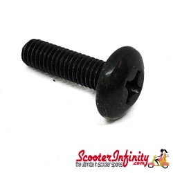 Screw Body Fixing M6x22mm (cross recess, black) (Vespa ET2/ET4/LX/LXV/S/GTS /GTS Super/GTV/GT 60/GT/GT L)