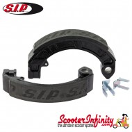 Brake Shoes PREMIUM SIP Performance (10", width 25mm) (Front: Vespa PK50-80-125/S/XL/XL2/PX /T5, Rear: rear for Vespa 125 150-160 GS/Rally/LML Star 125-150 2T /4T)
