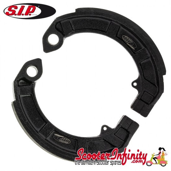 Brake Shoes PREMIUM SIP Performance (10", width 25mm) (Front: Vespa PK50-80-125/S/XL/XL2/PX /T5, Rear: rear for Vespa 125 150-160 GS/Rally/LML Star 125-150 2T /4T)
