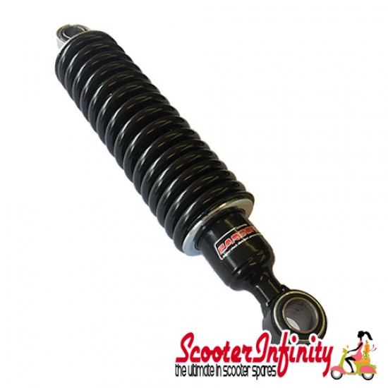Shock Absorber Carbone Standard Rear (Black Body, Black Spring) (Lambretta 125 LI 1?/2?/150 LI 1?-2?/175 TV 1?-2?)