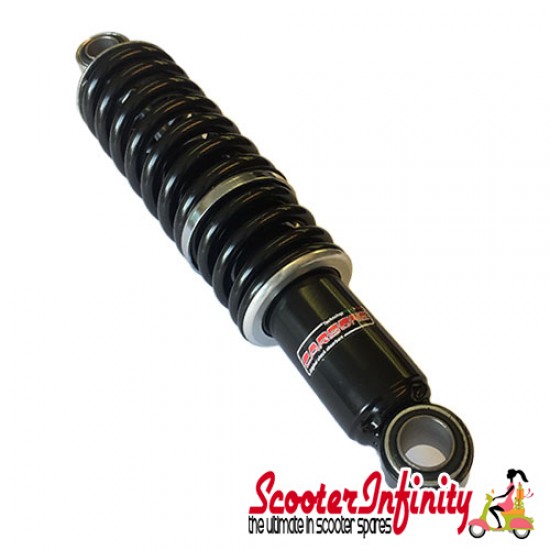 Shock Absorber Carbone Sport Rear (Black Body, Black Spring) (Lambretta 125 LI 3?/Special/GP/DL/150 LI 3?/Special/SX/GP/175 TV 3? /200 TV/SX/GP/DL) Shock Absorber Carbone Sport Rear (Black Body, Black Spring) (Lambretta 125 LI 3?/Special/GP/DL/150 LI 3?/Special/SX/GP/175 TV 3? /200 TV/SX/GP/DL)