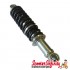 Shock Absorber Carbone Standard Rear (Silver Body, Black Spring) (Lambretta 125 LI 3?/Special/GP/DL/150 LI 3?/Special/SX/GP/175 TV 3? /200 TV/SX/GP/DL)
