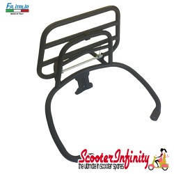 Carrier/Rack Rear Matt Black Vespa GTS/GTS Super/GTV (FA Italia)