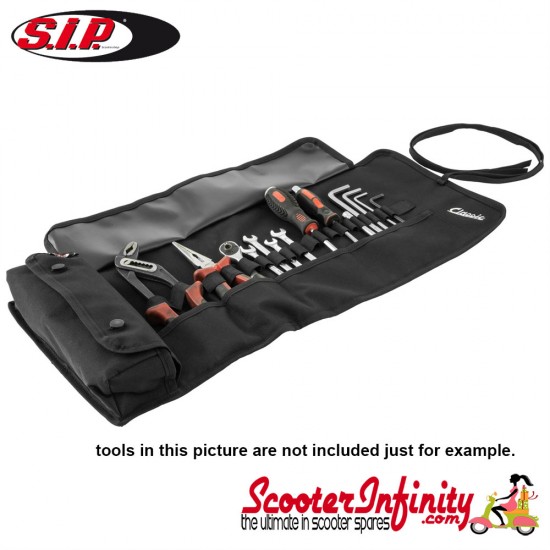 Bag Tools Toolbox "Classic" (SIP) (Black) (Perfect to host your tools) (Classic Vespa, Modern Vespa)