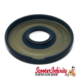Oil Seal crankshaft clutch side CORTECO (20x62x6.5mm, blue) (Vespa 125 VNA2 2?/VNB/GT /GTR 1?/Super/TS 1?/150 VBA 2?/VBB/VGLA/B/GL/Super 1? /Sprint/V 1?)