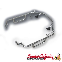 Crashbars Front Legshield "Non Drill Type" (Stainless Steel) (LML, Vespa & Lambretta - Universal) Crashbars Front Legshield "Non Drill Type" (Stainless Steel) (LML, Vespa & Lambretta - Universal)