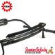 Crashbars Rear Sidepanel WESTERNLINE Black (Vespa PX80, PX125, PX150, PX200)