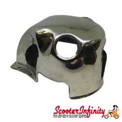 Cylinder Cowling (Italian Stainless Steel Polished) (Lambretta LI S1-2-3, TV S2&3, SX GP) Cylinder Cowling (Italian Stainless Steel Polished) (Lambretta LI S1-2-3, TV S2&3, SX GP)
