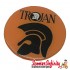 Badge Sticker Domed - Trojan Music (75mm, 75mm)