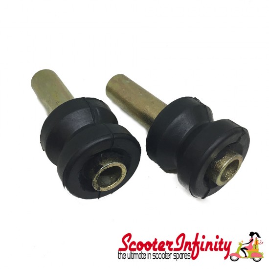 Engine Mounting Rubber Set (2 Piece Set) (Vespa Rally 180-200, P200E, PX200E, EFL)