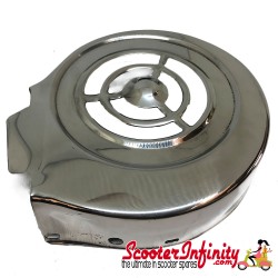 Flywheel Cowling/Cover (Stainless Steel) (Lambretta GP - Short Fin Version)