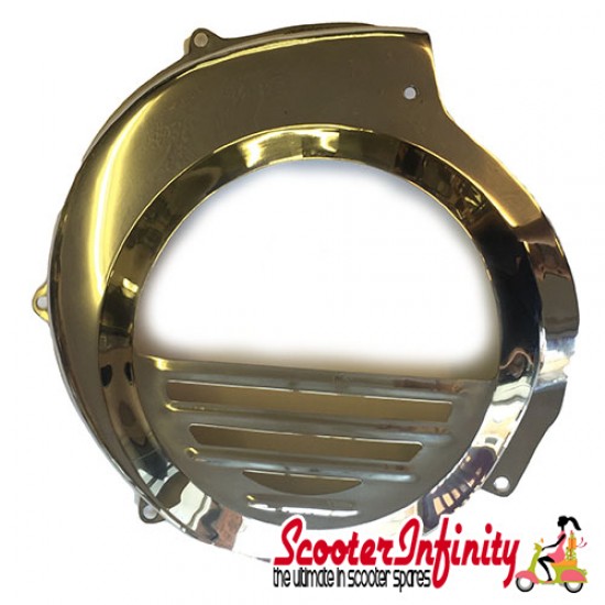 Flywheel Cowling/Cover (Stainless Steel Polished) (Vespa T5)