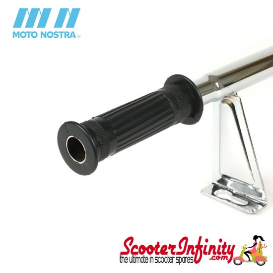 Footrest Foot Bar MOTO NOSTRA (Chrome) (Vespa PX80, PX125, PX150, PX200, T5)