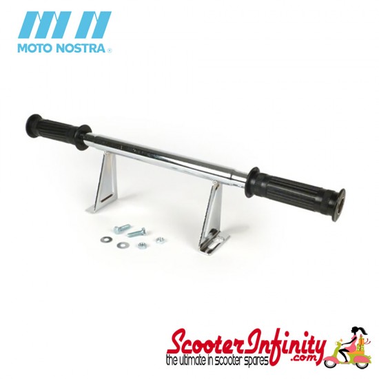 Footrest Foot Bar MOTO NOSTRA (Chrome) (Vespa PX80, PX125, PX150, PX200, T5)