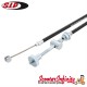 Cable Brake Front Complete PREMIUM SIP Performance (with PE inliner sleeve and pear nipple) (Vespa  PK50-80 S/Lusso/ PX80-200/PE /Lusso/T5)