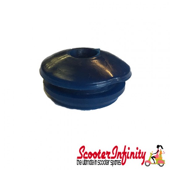 Fuel Petrol Tap Lever Rubber (20mm, Blue) (Vespa 50-125 PV/ET3/PK/S /XL/VNA-TS/150 VBA-T4/160 GS /180 SS/Rally/P80-150X/PX80 -200E/Lusso 1?/P150S/P200E)