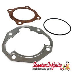 Gasket Set MALOSSI 139/166cc  (? 61 mm,  incl. O-ring) (Vespa 125 GTR 2?/TS/150 Sprint 2?/V/Super 2?/PX80 -150/PE/Lusso/Cosa)