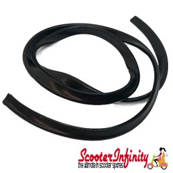 Glovebox / Toolbox Rubber Trim for Door (Black) (Lambretta GP, LI, SX, TV)