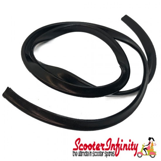 Glovebox / Toolbox Rubber Trim for Door (Black) (Lambretta GP, LI, SX, TV)