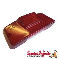 Rear Light Lens Lambretta (GP 125-200)